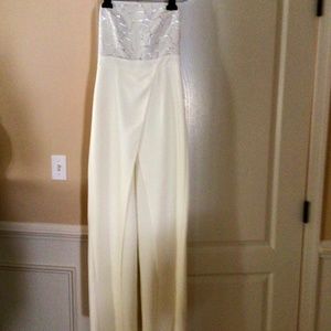 WHBM Strapless jumpsuit